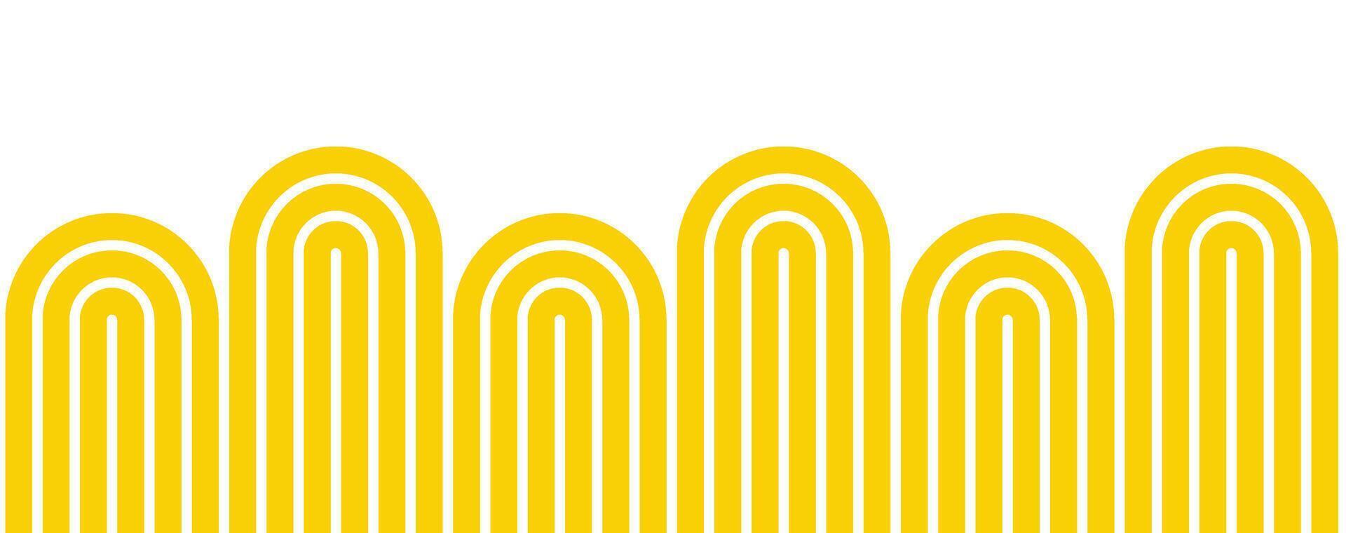 Pasta seamless pattern. Italian spaghetti background. Yellow japan ramen design. Chinese noodle texture. Abstract wave line pattern. Food bg. illustration on white background vector