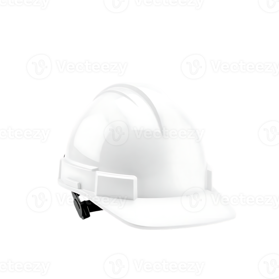 White Protective Safety Helmet for Construction Workers png
