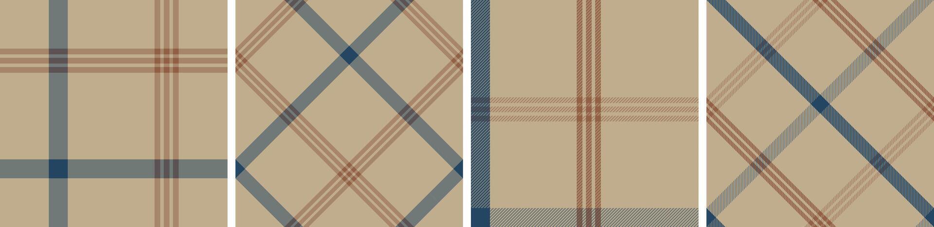 Plaid pattern seamless plaid for skirt, tablecloth, blanket, duvet or other modern fashion print. vector