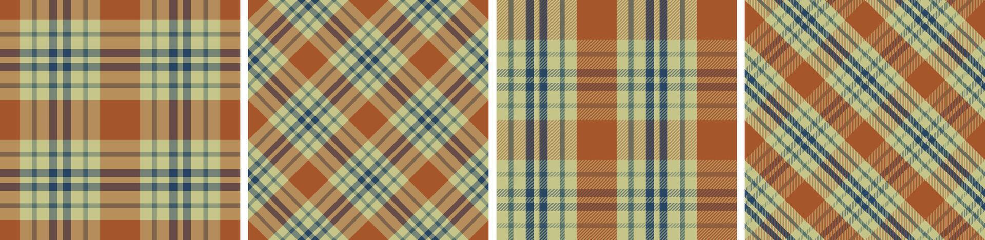Buffalo plaid seamless tartan check plaid for skirt, tablecloth, blanket, duvet cover, other modern fashion print. vector