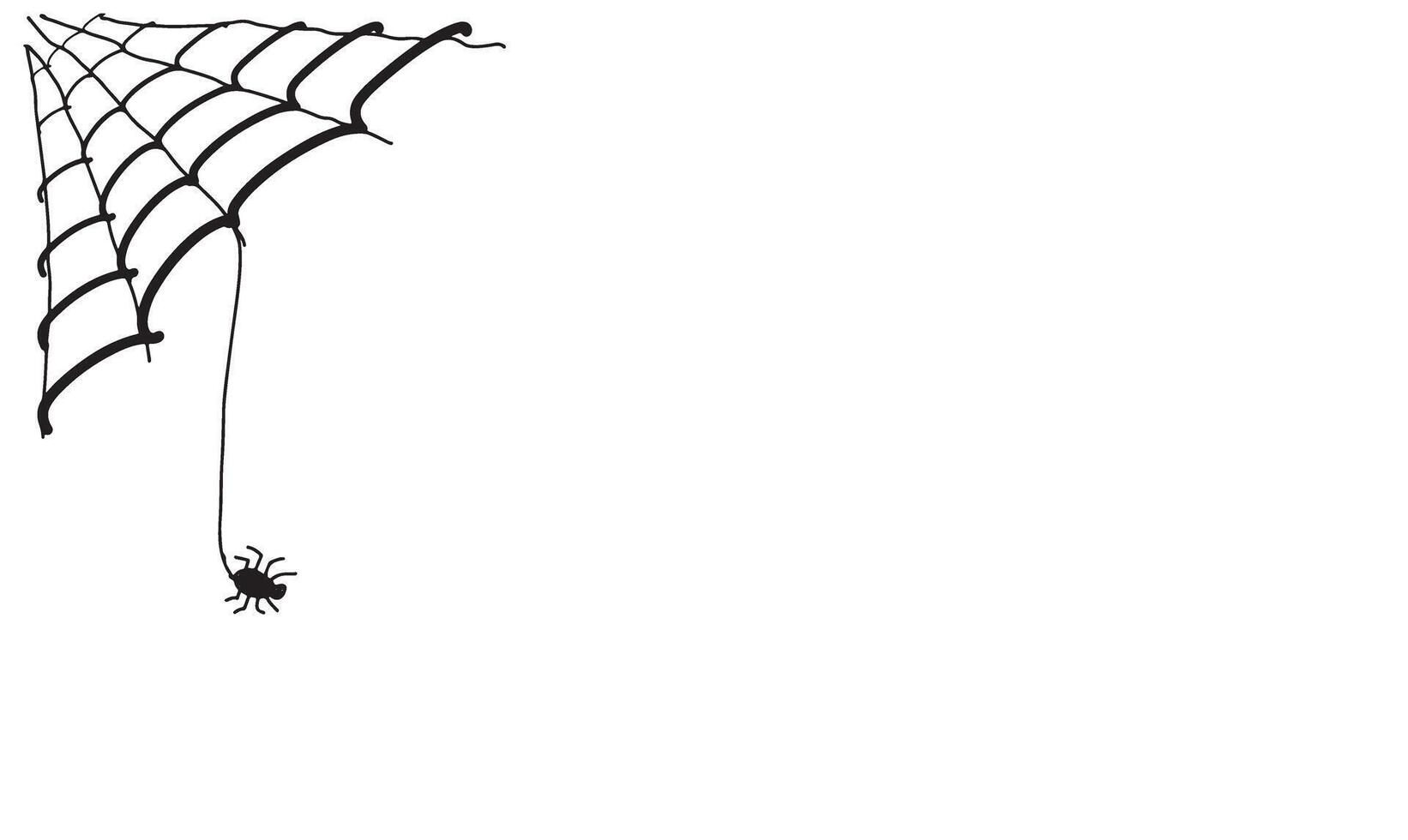 Spider web black color element design graphic object copy space sign symbol happy halloween day 31 st october month spider web happy halloween trick or treat fear arachnid skittish autumn halloween vector