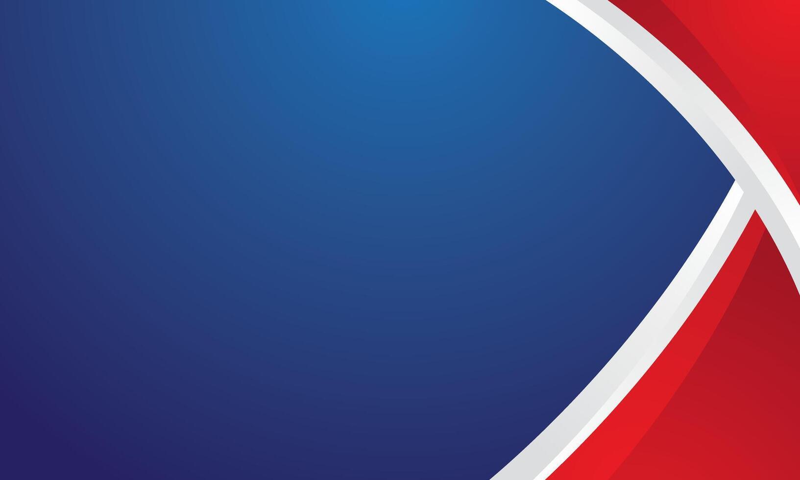 Modern red white on blue background for business or certificate vector