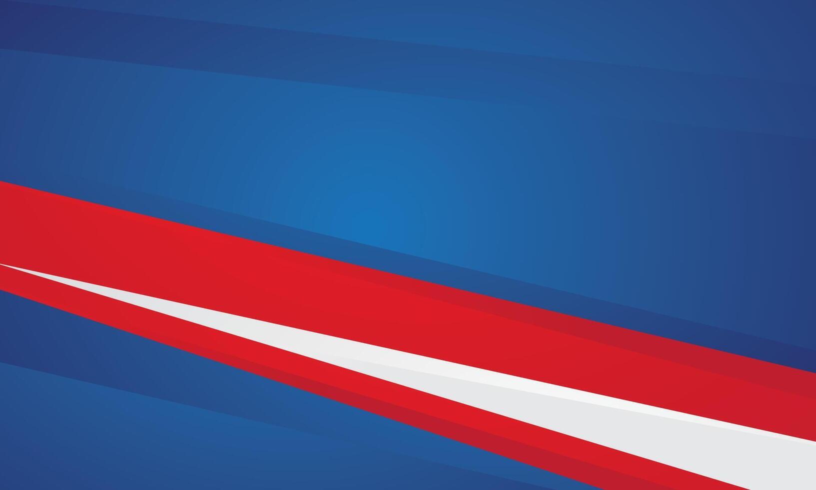 Modern design blue, red and white background colors vector