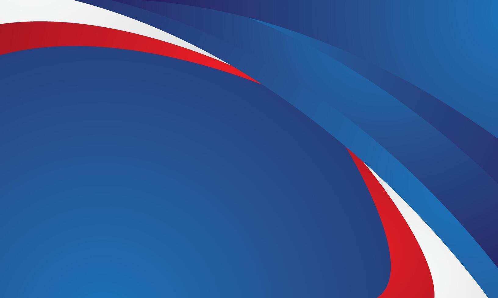 Red blue business card background vector