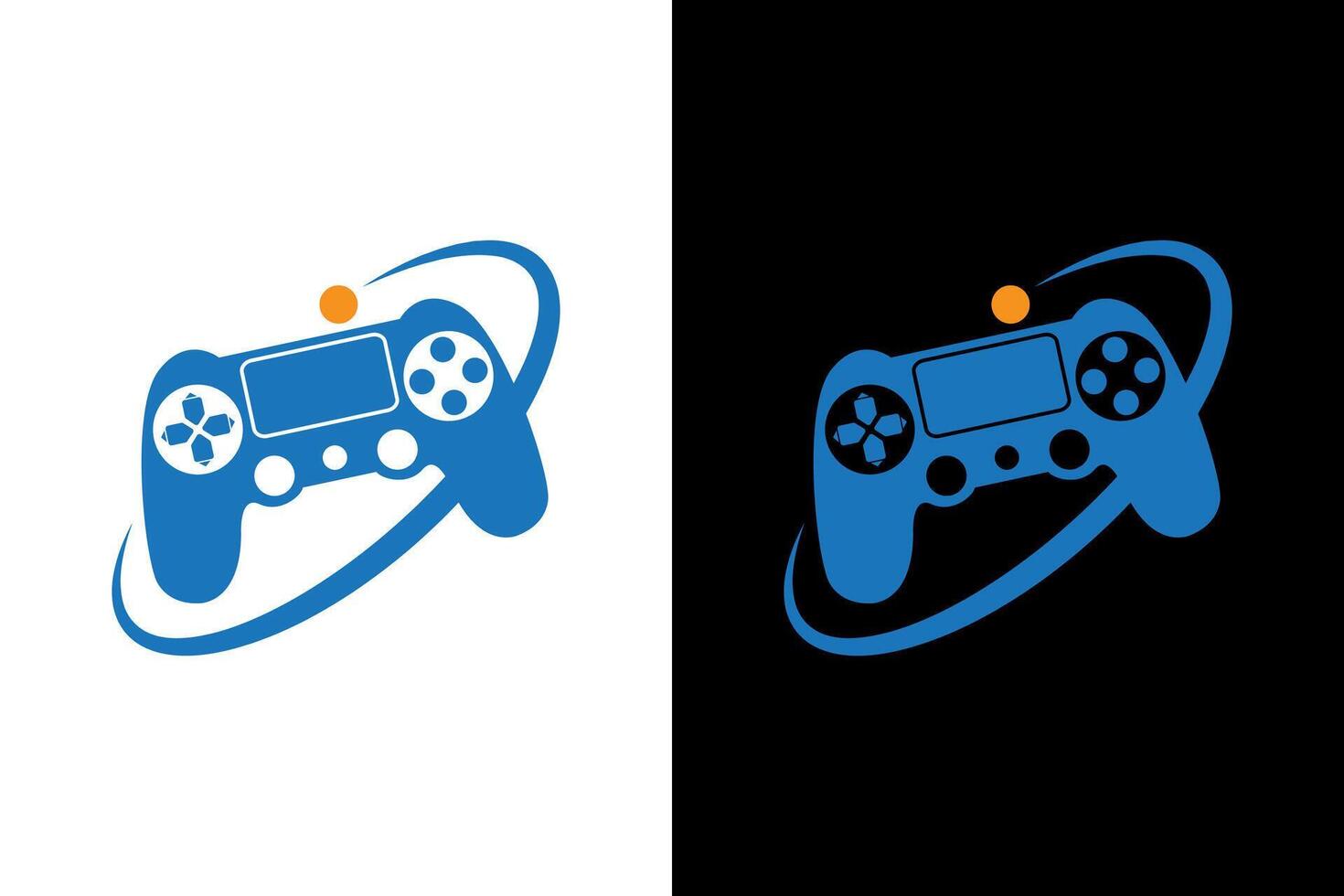 Modern Game Controller Illustration Design vector