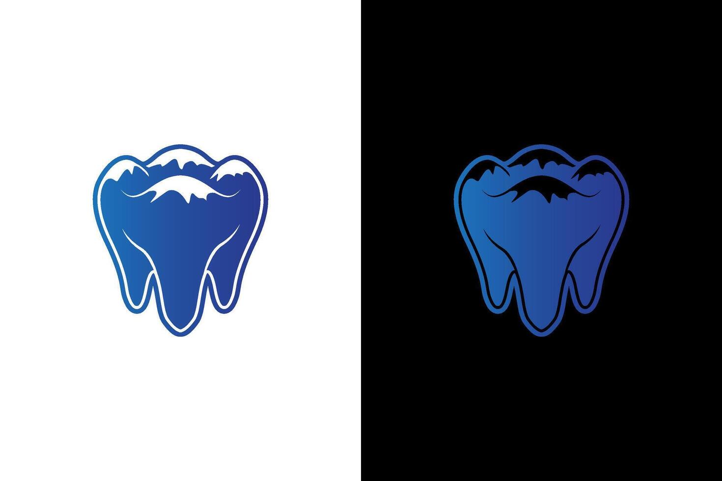 Modern Tooth Design for Dental Business vector