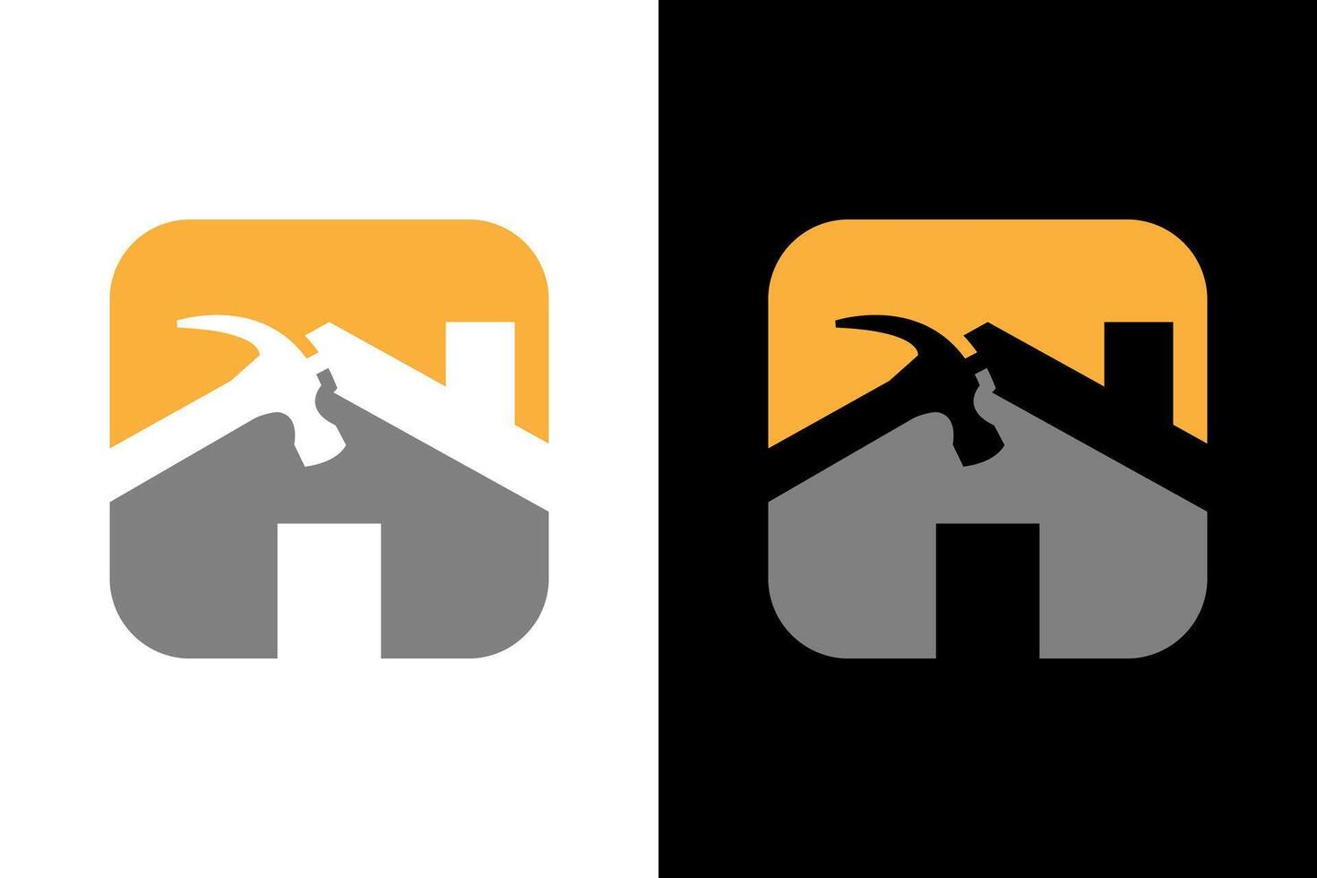 Home Construction and Repair Minimalist Logo vector