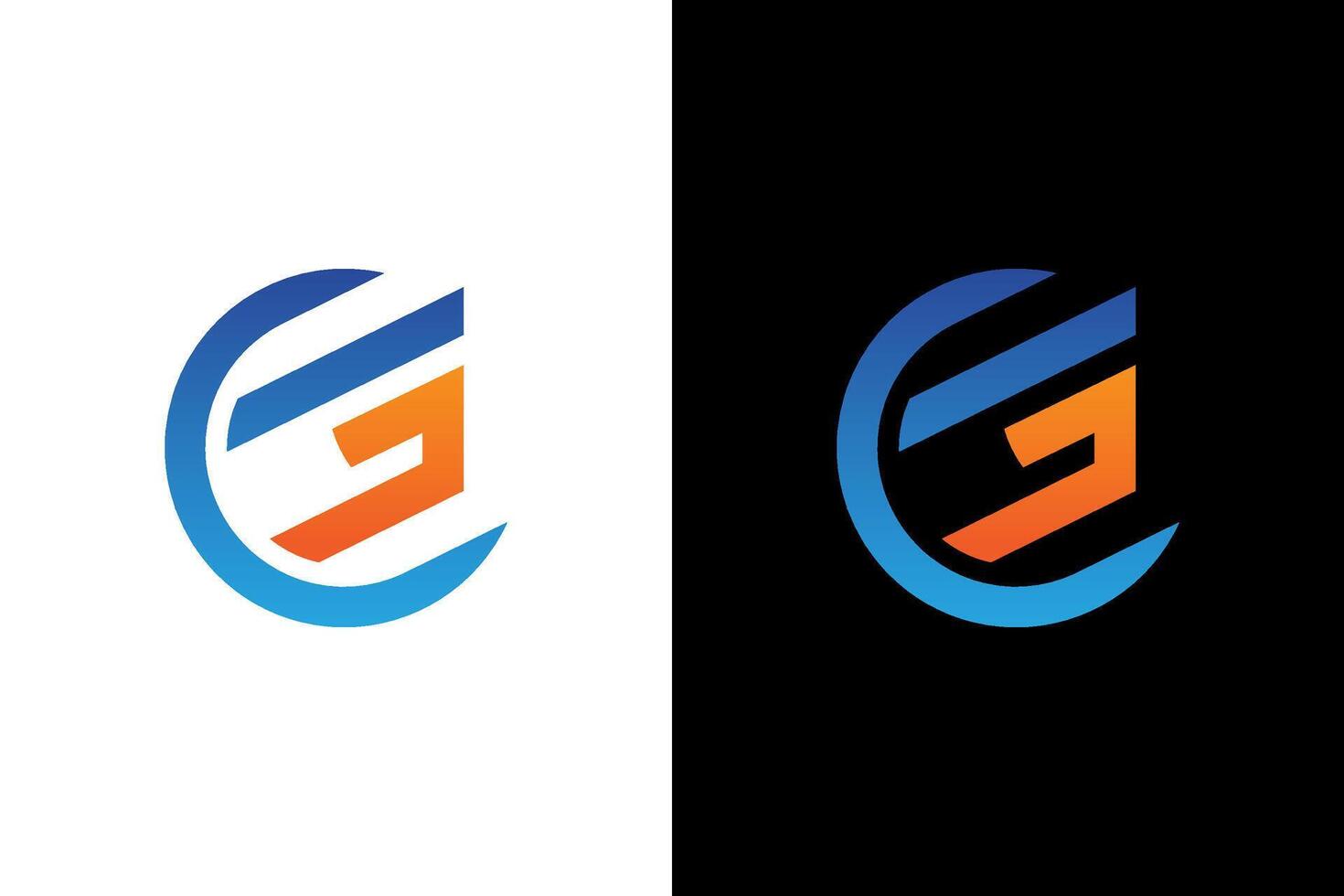 Modern Abstract Logo with Gradient Design vector