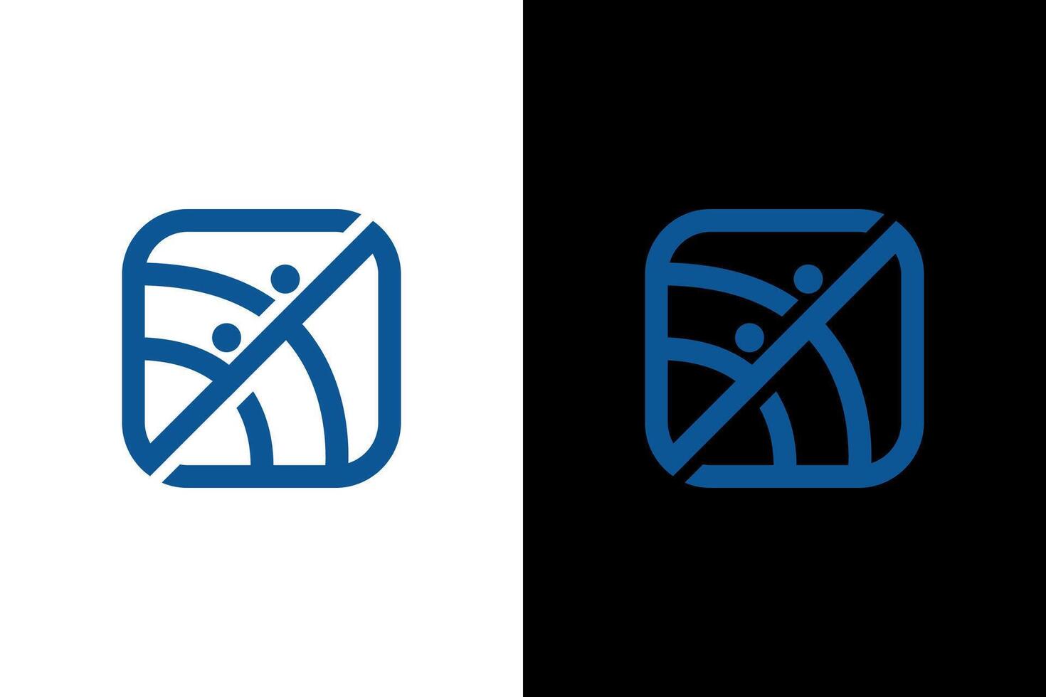 Modern Teamwork Connection Logo Design Concept vector