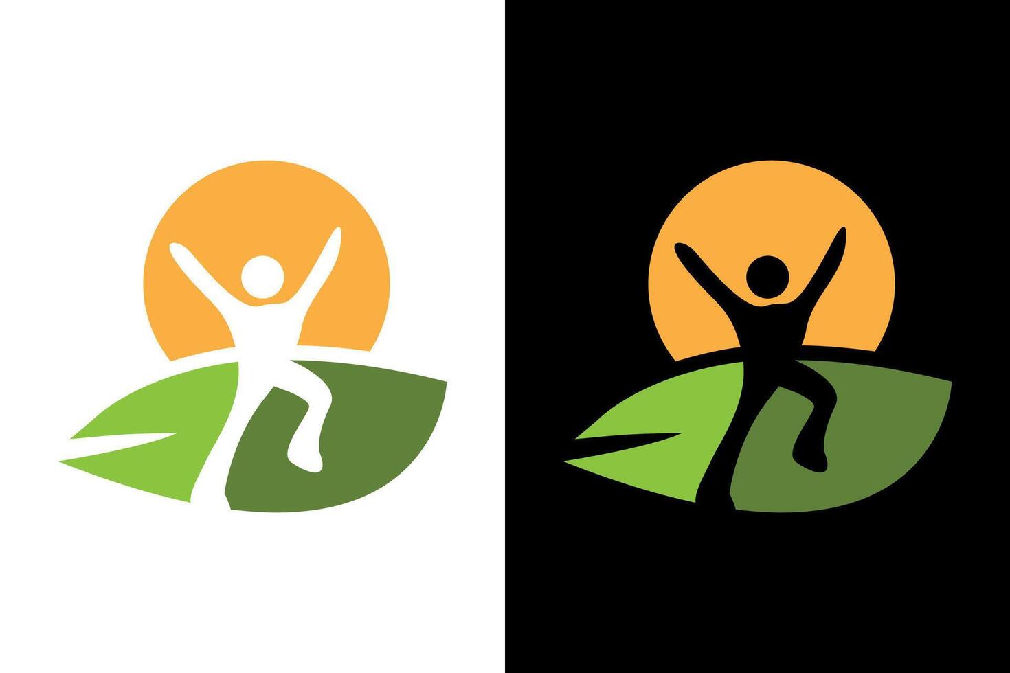 Sustainable Growth and Optimistic Vitality Concept vector