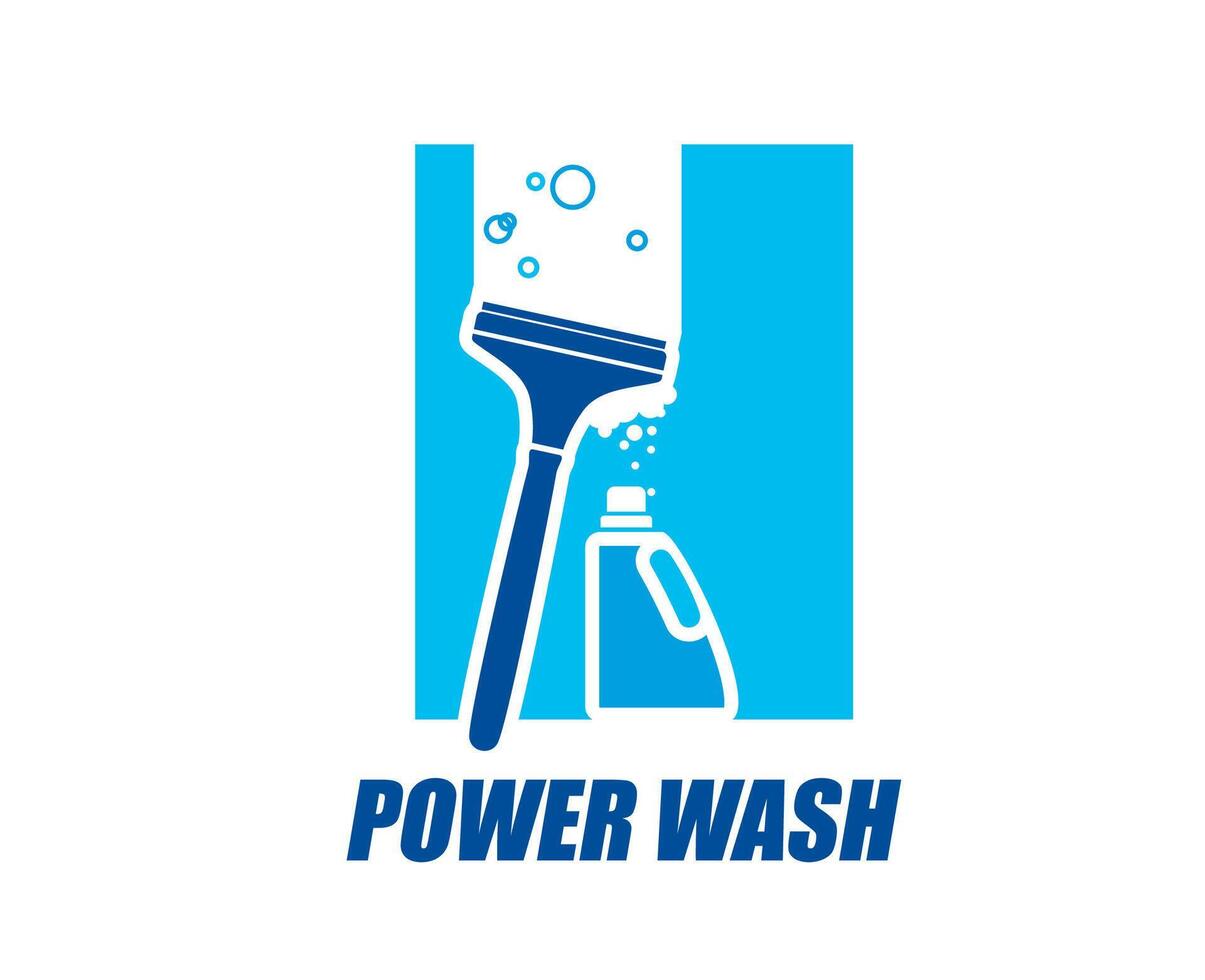 Windows cleaning washing service icon squeegee vector