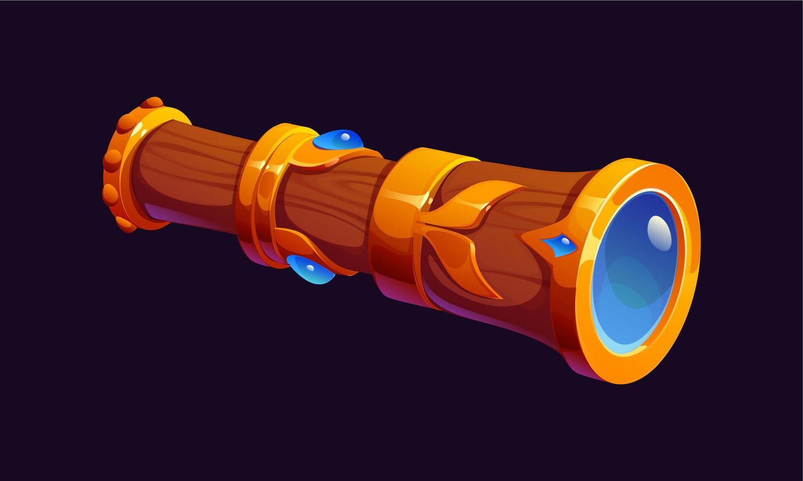 Vintage telescope graphic design vector