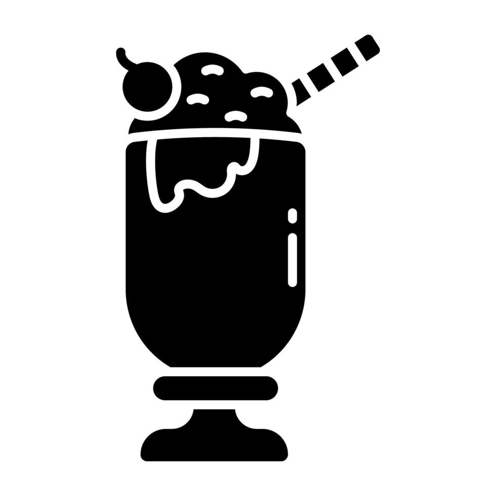A yummy Perfect icon of ice cream cup vector