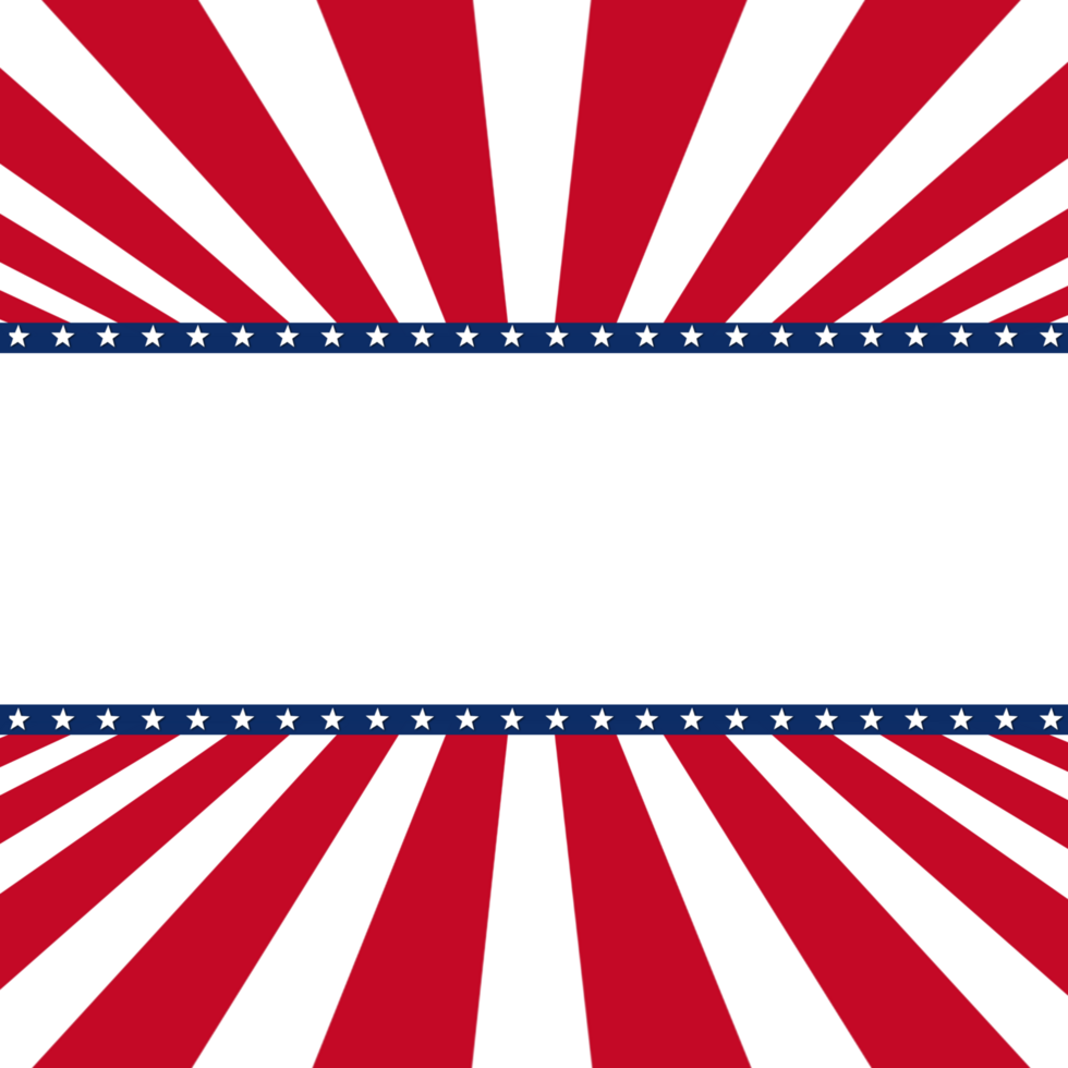 An american flag background border png