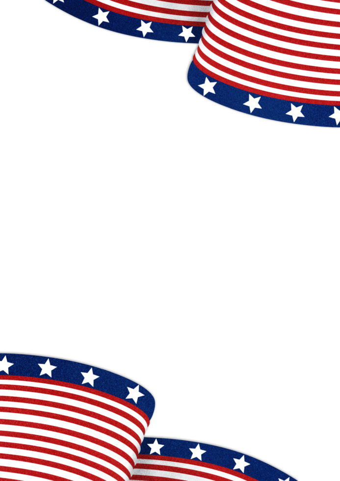 An american flag frame background png