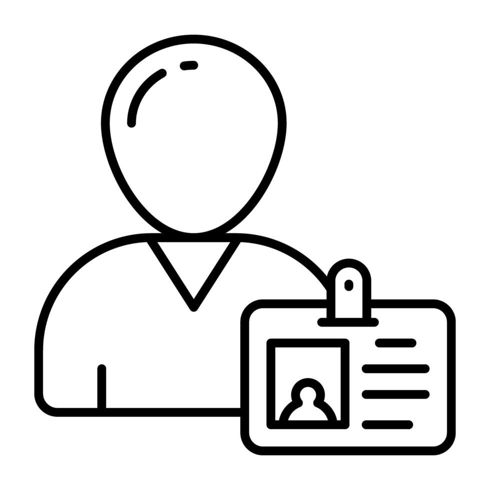 A Modern Perfect design icon of student card vector