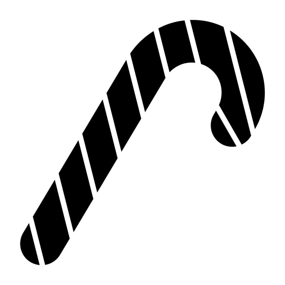 A beautiful design icon of candy cane vector