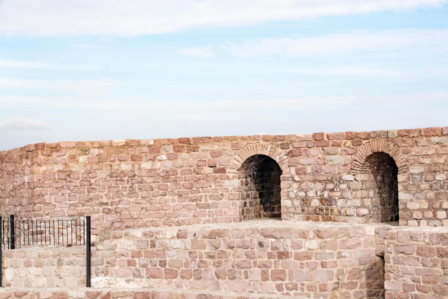 Ancient Stone Fortress Exploring Historical Architecture photo