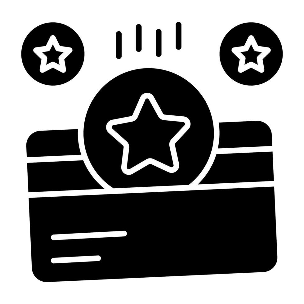 Premium download icon of loyalty card vector