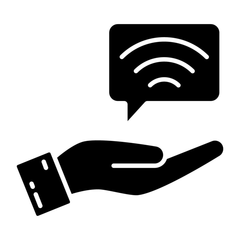 Modern design icon of internet chat vector