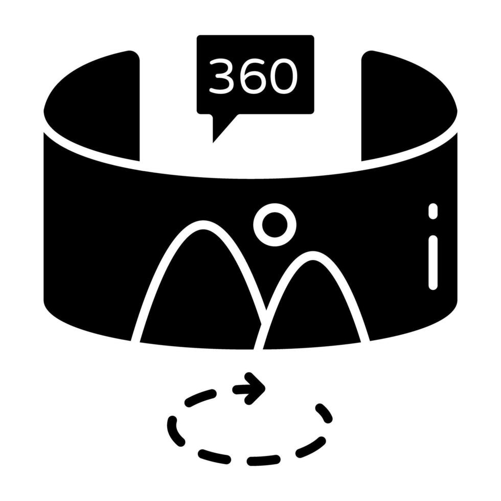 Premium download icon of panorama vector