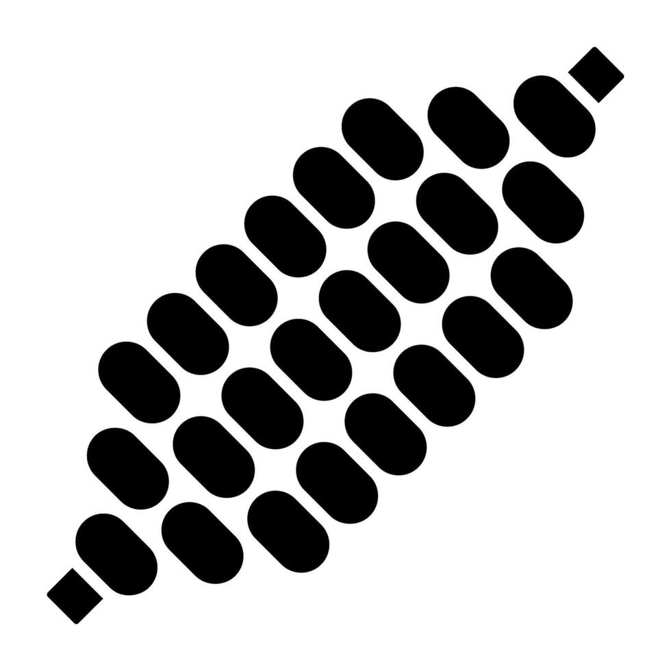 Premium download icon of grilled corn vector