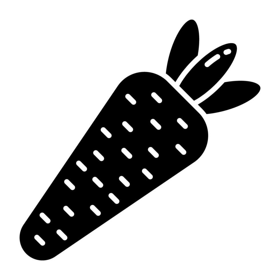 Trendy design of carrot vector