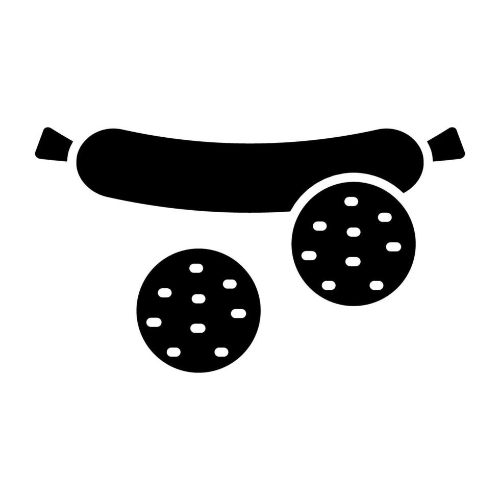 A unique design icon of frankfurter vector