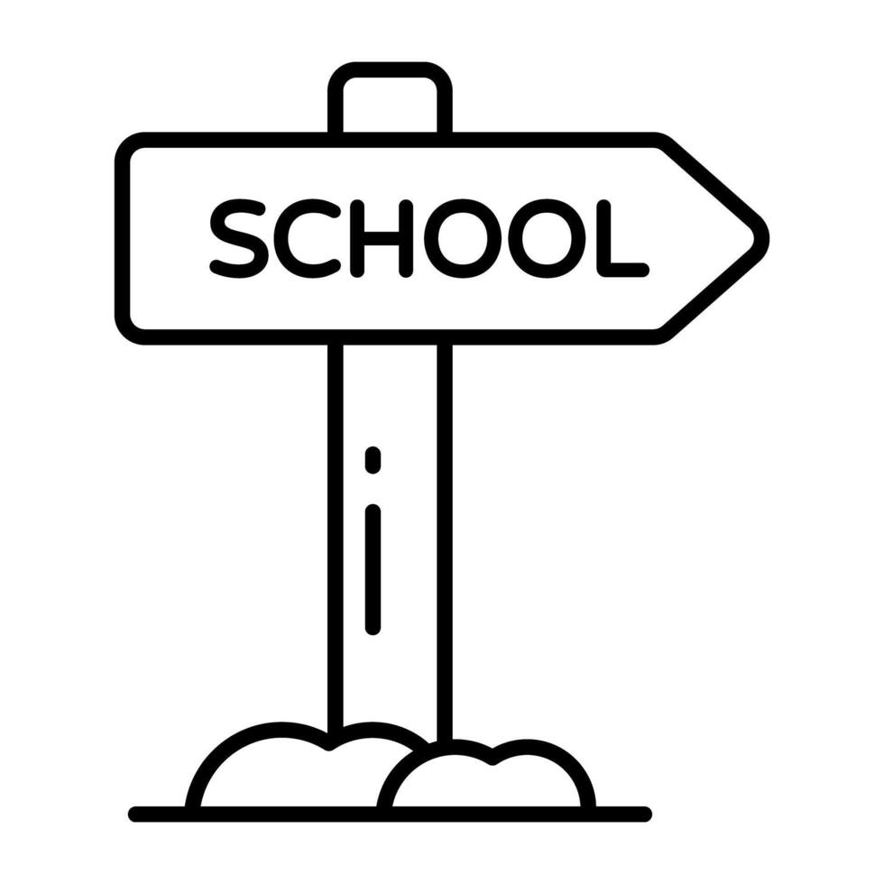 download icon of school board vector