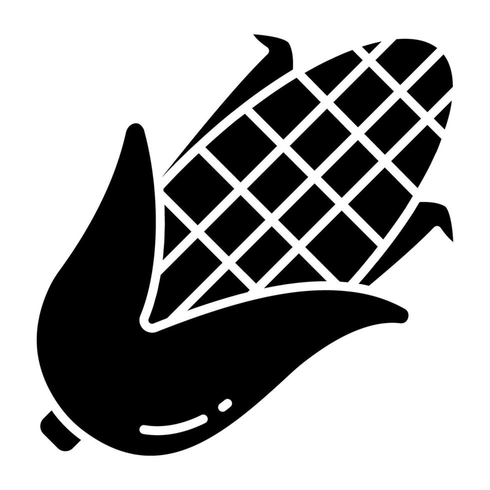 Perfect Premium download icon of corn cob vector