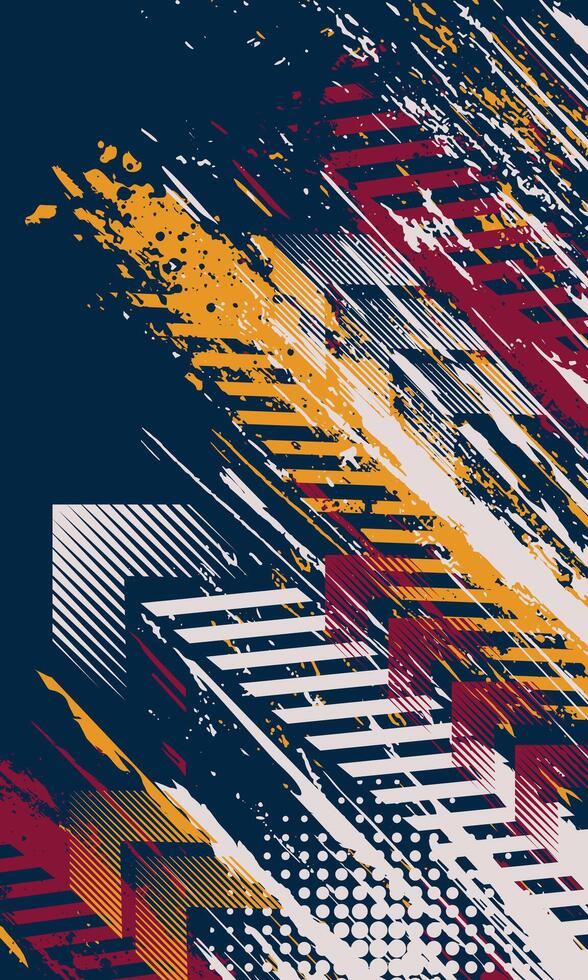 Colorful abstract geometric background vector