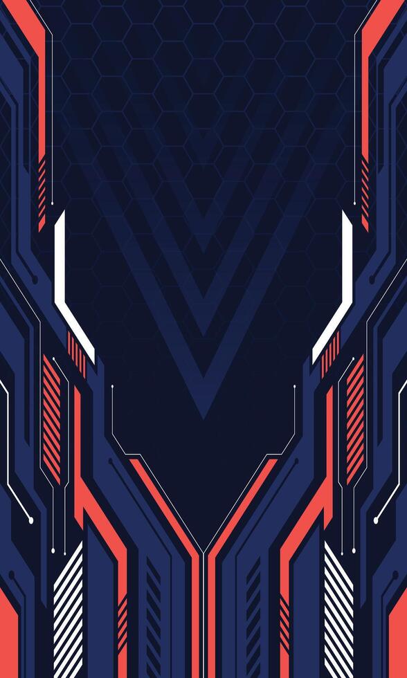Geometric background with bold colors vector