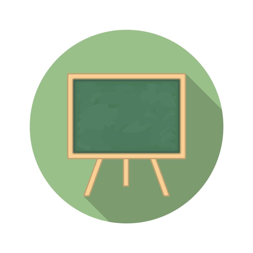 Blackboard icon, flat design vector