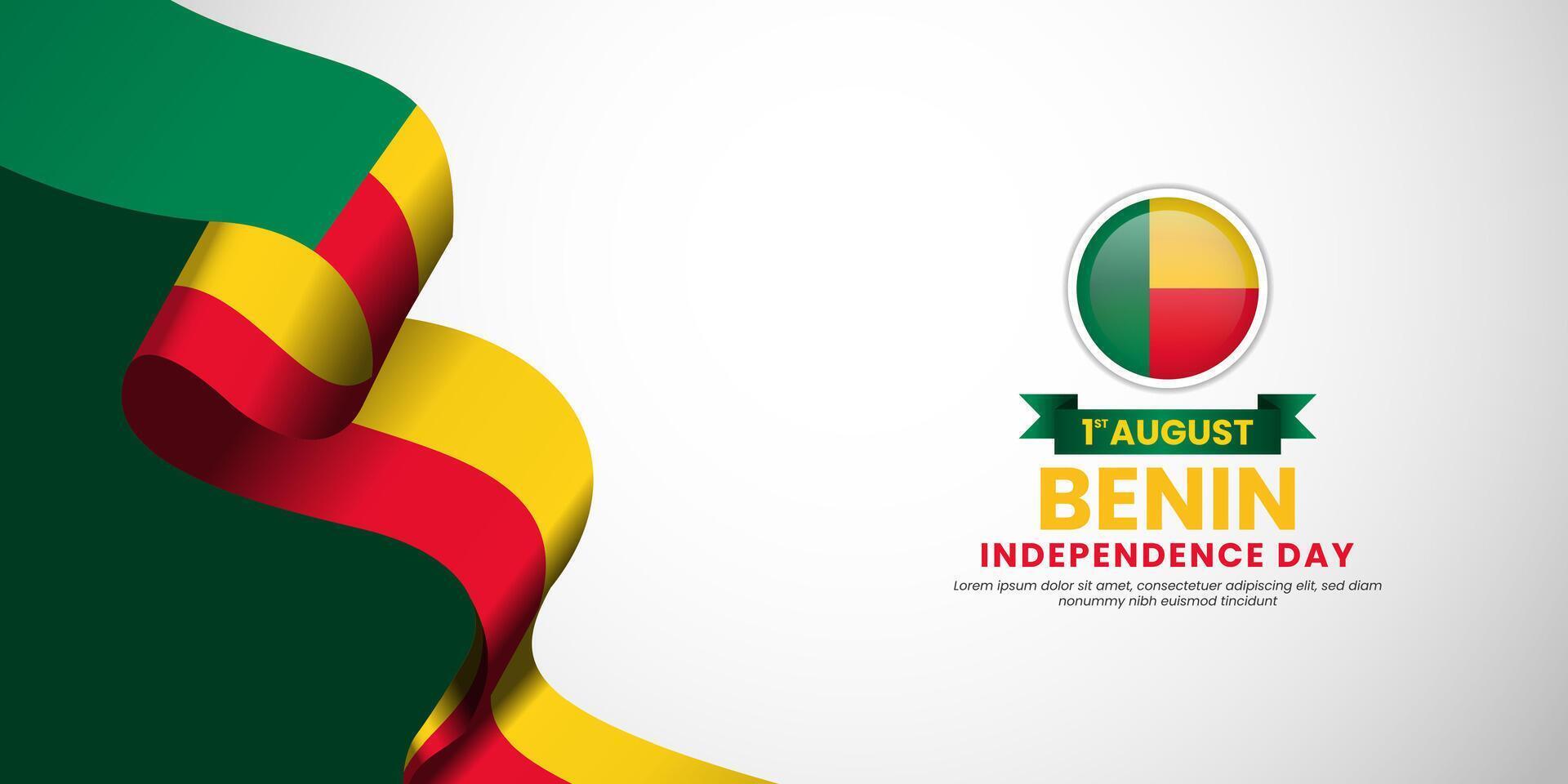 Benin Independence Day illustration vector