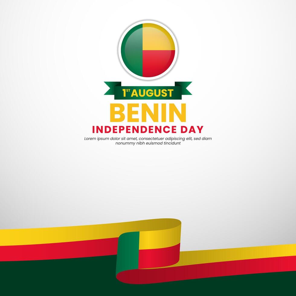 Benin Independence Day graphic vector