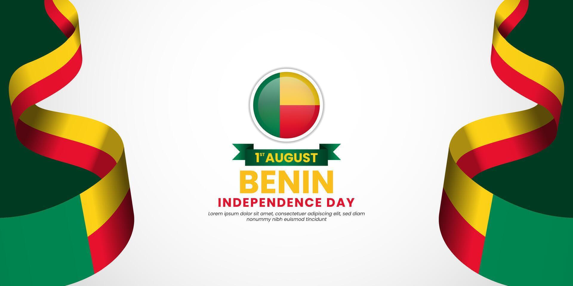 Benin Independence Day graphic vector