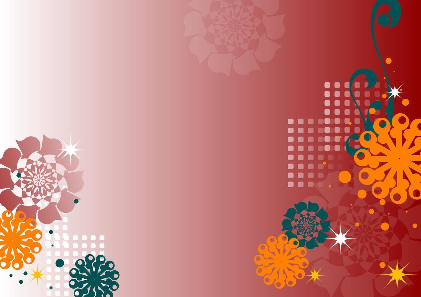 Elegant Abstract Floral Pattern in Soft Red Tones, Seamless Watercolor Blush Background, Romantic Blossom Texture for Wedding, Branding, and Wallpaper Design vector