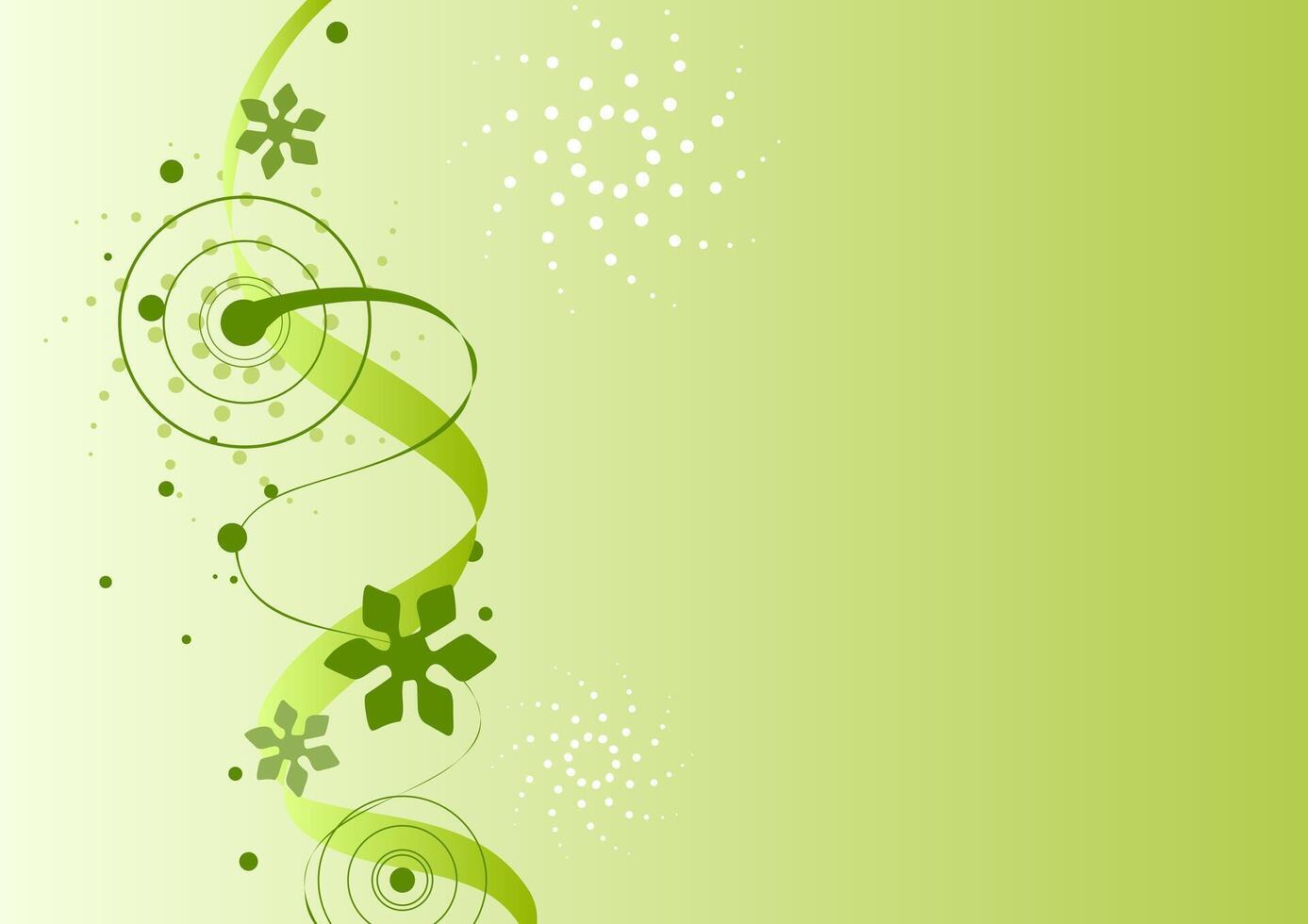 Light Green Floral Abstract Background Illustration vector