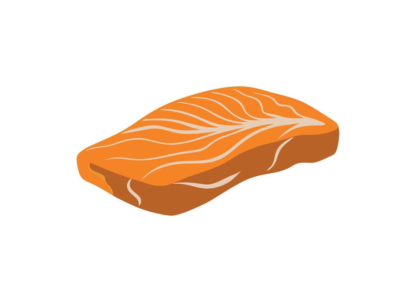 Fresh Salmon Fillet for Culinary Use vector