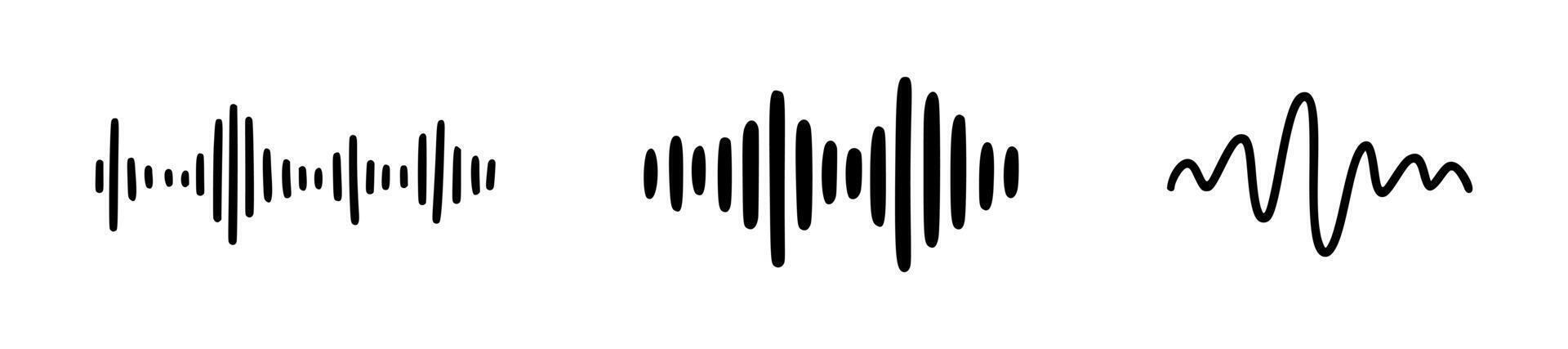 Sketch doodle sound wave. Music sound waveform icon. Radio frequency concept. Noice waveform. Seismograph scale. Music volume handdwritten soundwave line. Audio voice vector