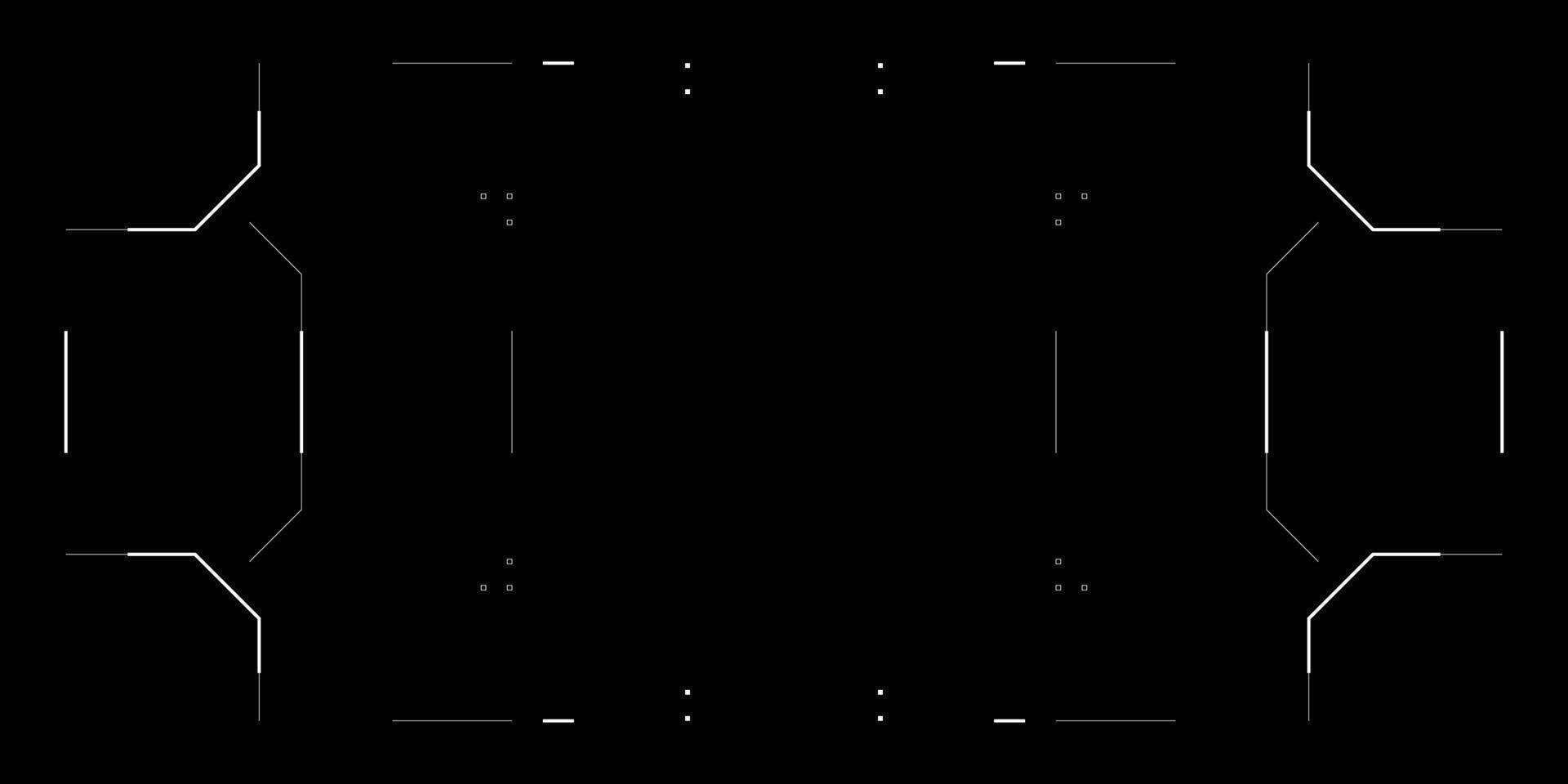 Futuristic HUD UI overlay with cyberpunk tech frame. Digital elements include glitchy target reticle, radar, camera view and sci fi interface. Clean layout for drone, VR or game screen design. vector