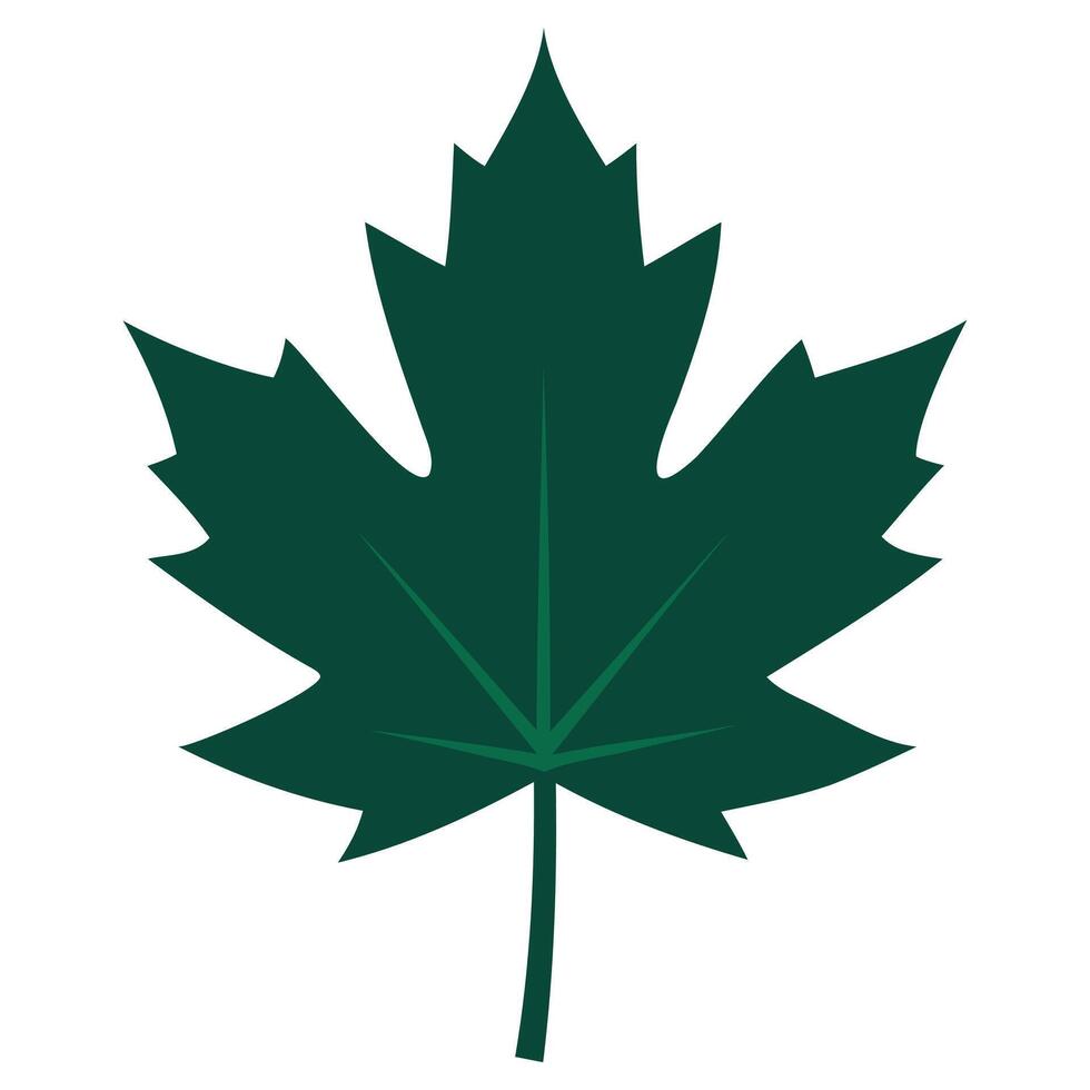 Abstract Maple Tree Leaf Icons vector