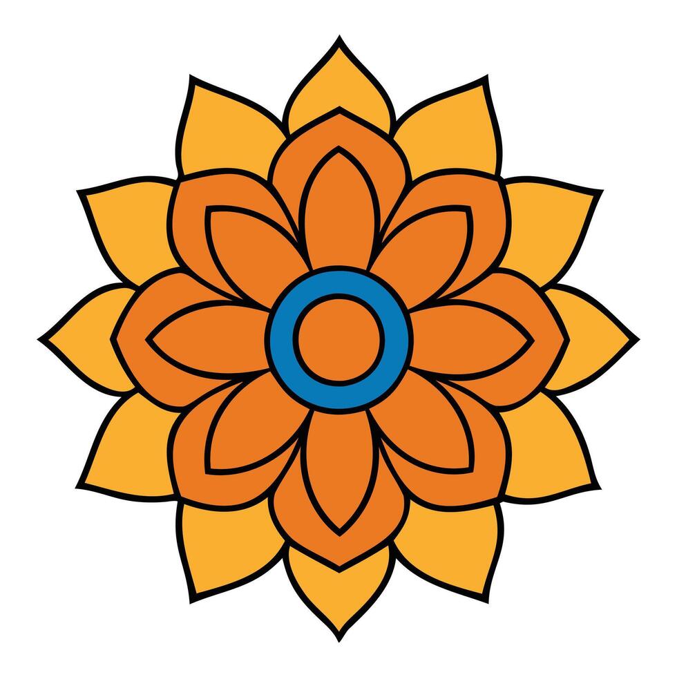 Spiritual Harmony Mandala Patterns vector