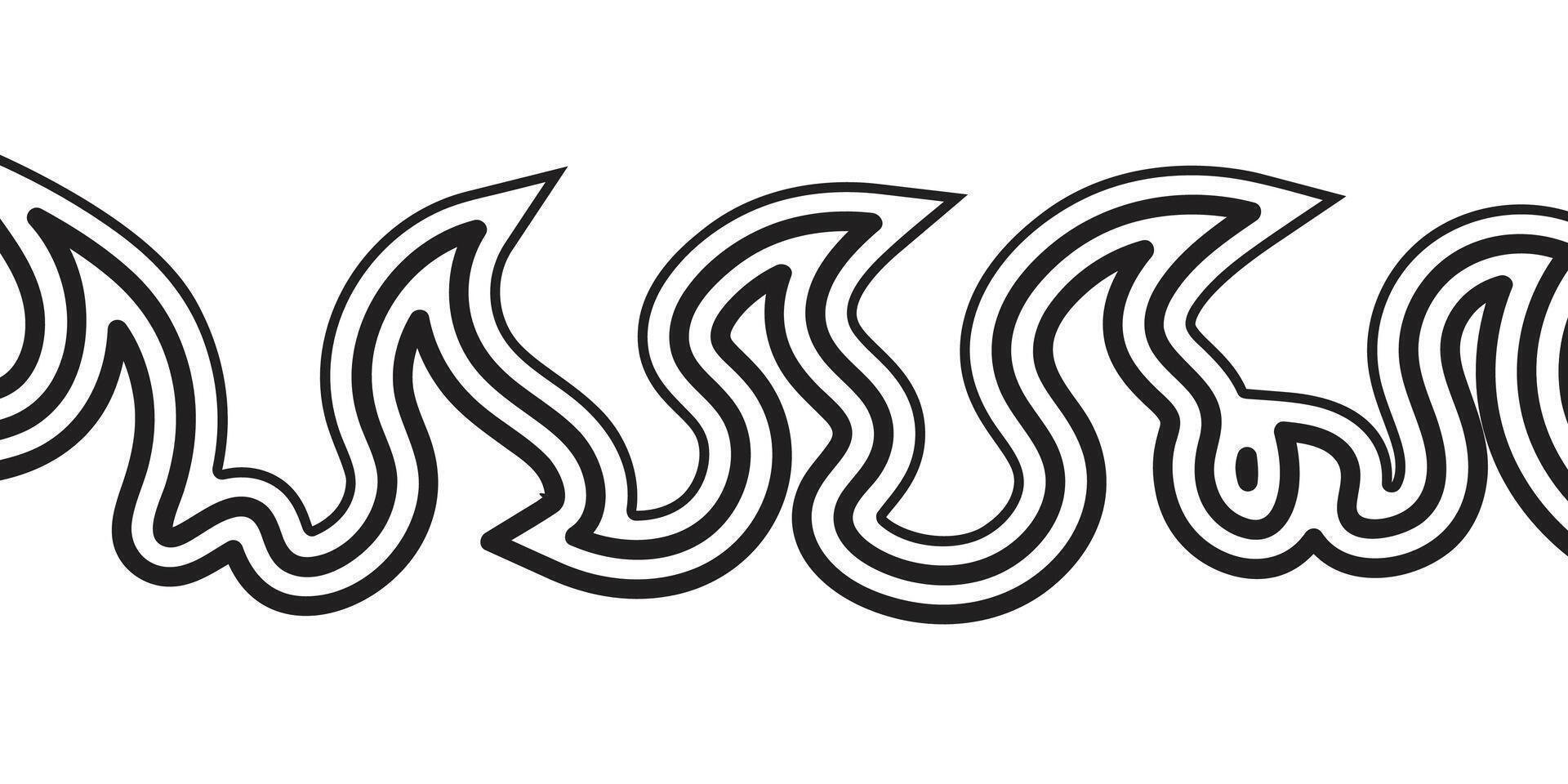 Abstract Fire Background. Stylized Flame Background. Hand-Drawn Fire Background. Fire Silhouette. Continuous Line Fire Flame vector