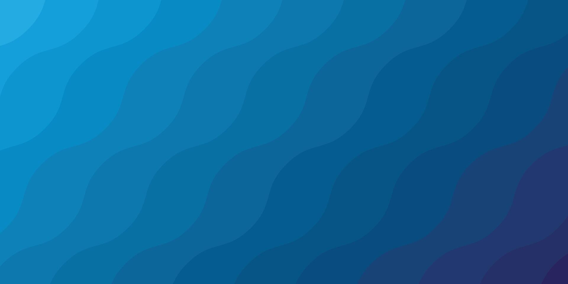 Blue background with abstract wave spiral modern element for banner, presentation design and flyer vector