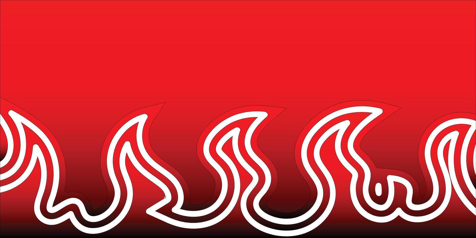 Fire Texture Background. Flaming Backdrop. Wide Fire Banner Design. Repeating Flame Pattern. Seamless Fire Element Print vector