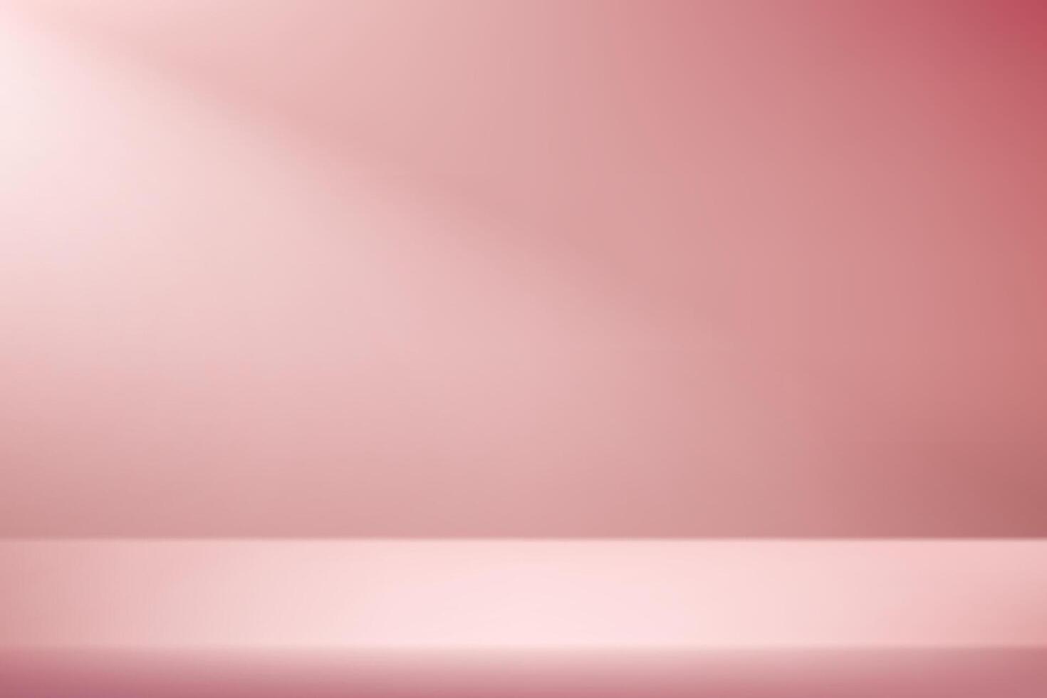 Background Pink Studio Room with Light. Space for selling products on the website. Template mock up for display of product. illustration. vector