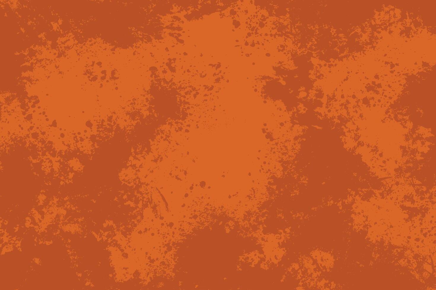 Grunge rusty orange background. Grungy rough orange texture for autumn or halloween. Terracotta distressed texture for posters, overlays, ad, banners vector