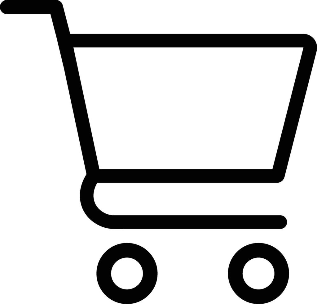 shopping cart icon vector