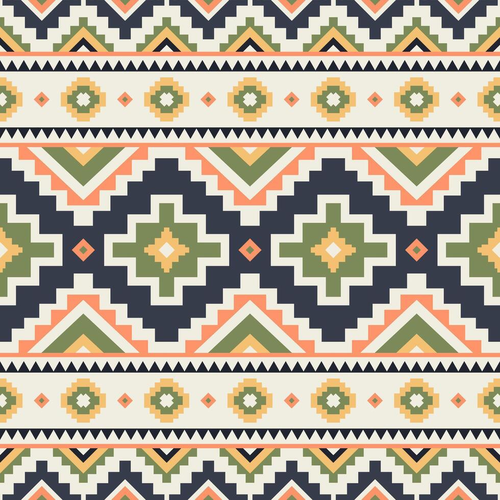 Tribal striped seamless pattern. Aztec geometric background. Can be used in textile design, web design for making of clothes, accessories, envelope, decorative paper, wrapping, backpacks vector